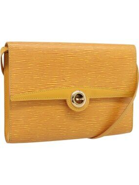 LOUIS VUITTON Epi Pochette Arche Shoulder Bag Yellow M52579